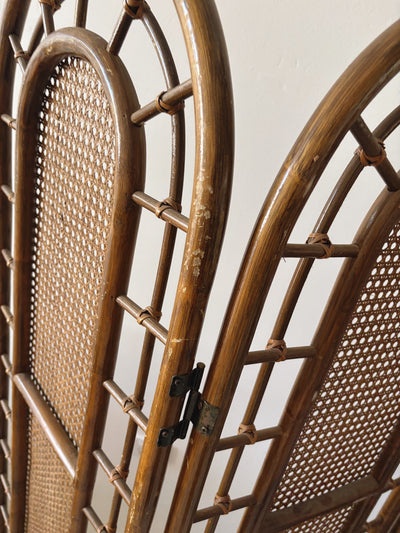 Bamboo and Rattan Room Divider