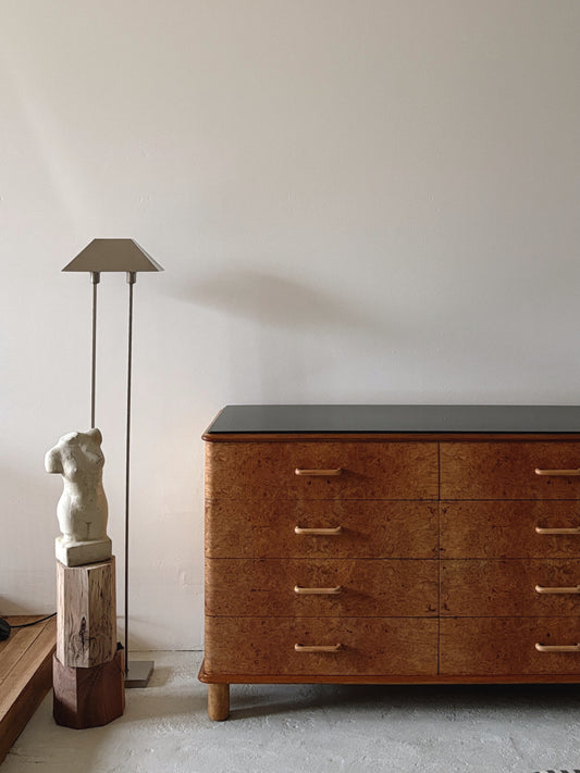 Walnut Burl 8 Drawer Sideboard