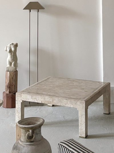 1980s Tessellated Stone Coffee Table