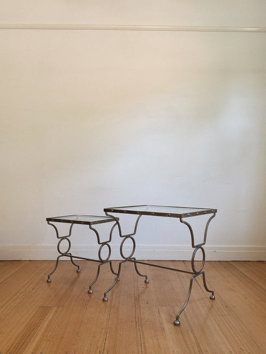 Brutalist Steel Tables