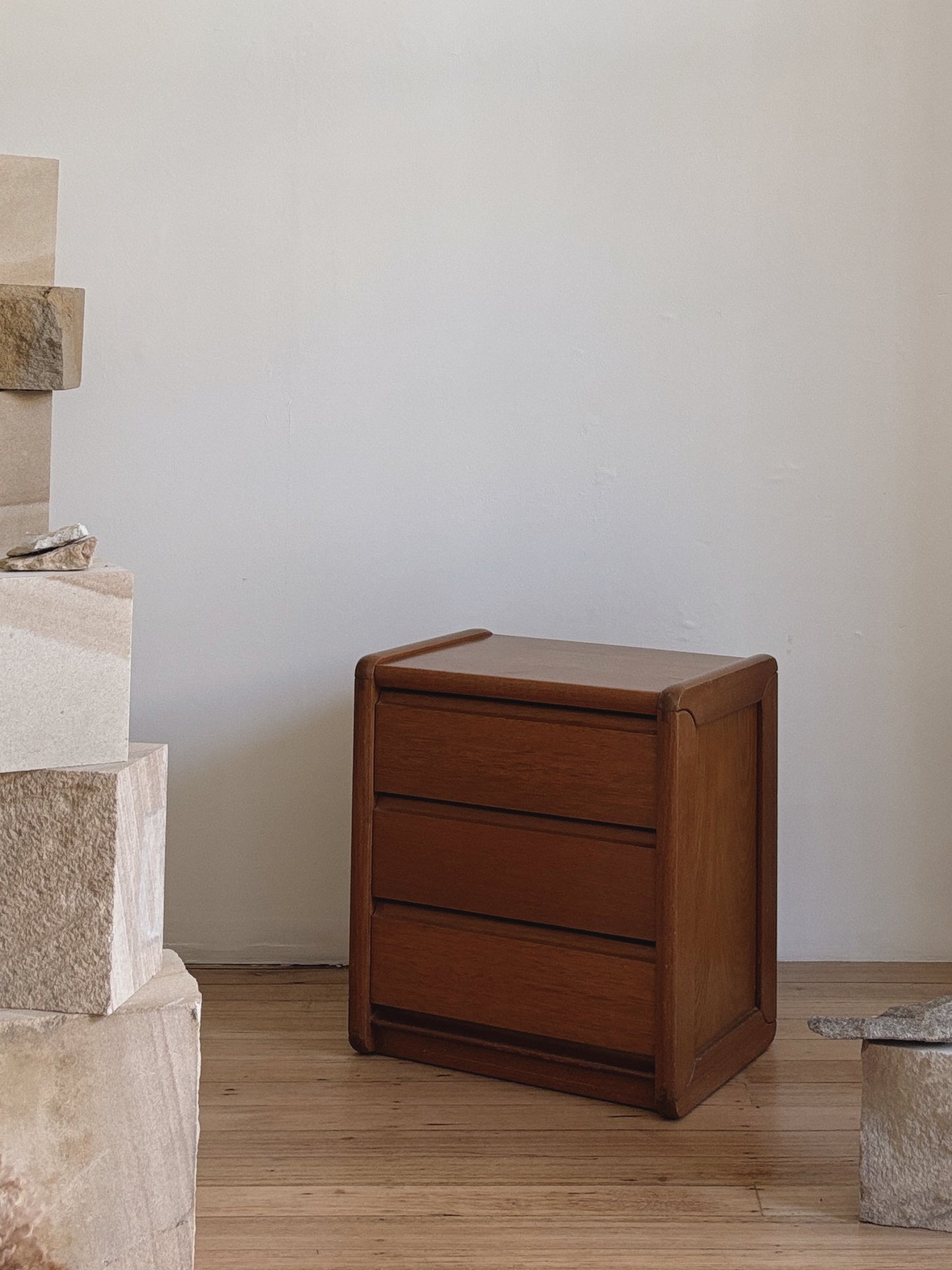 1970s Oak Beside Tables