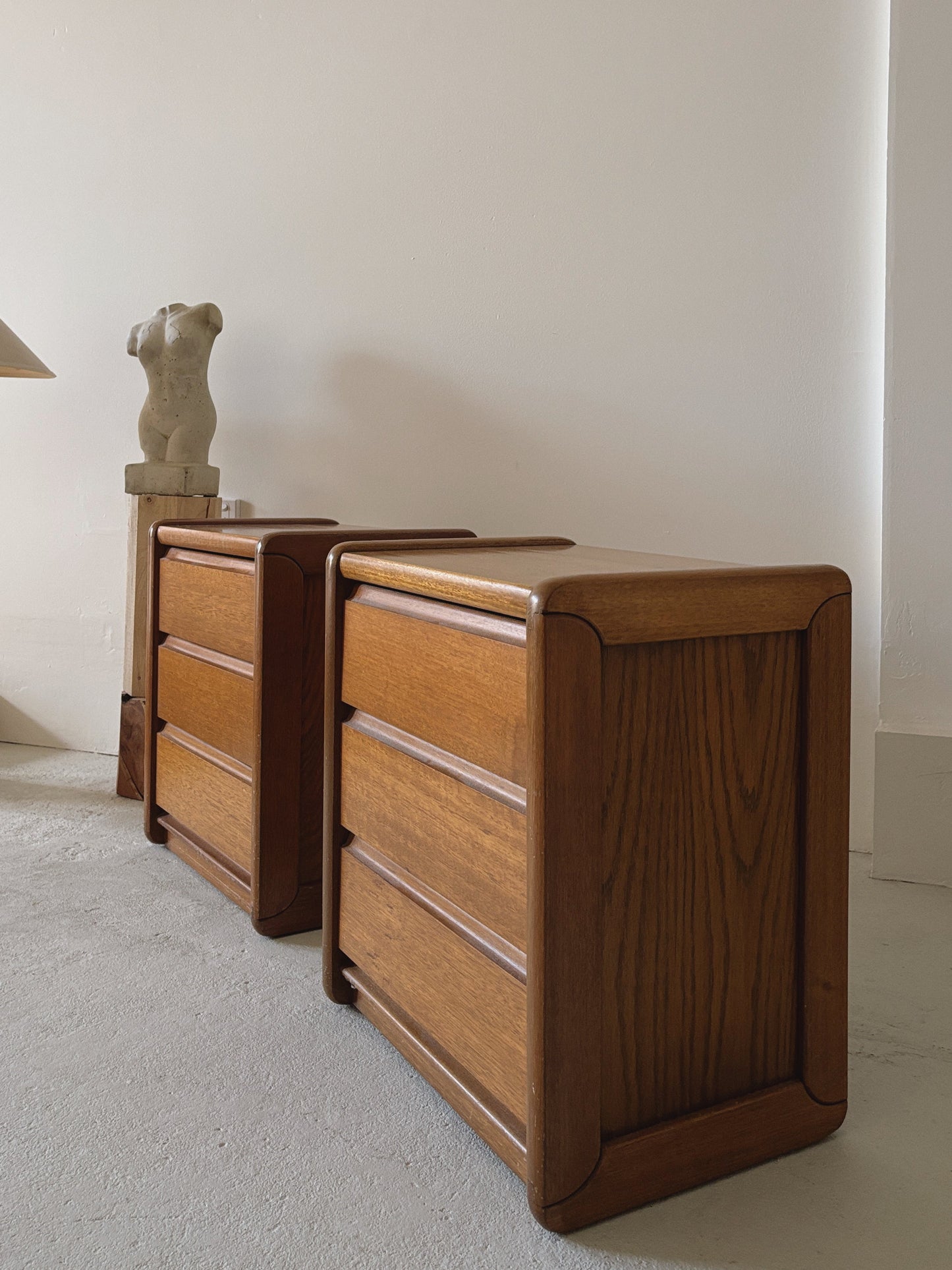 1970s Oak Beside Tables