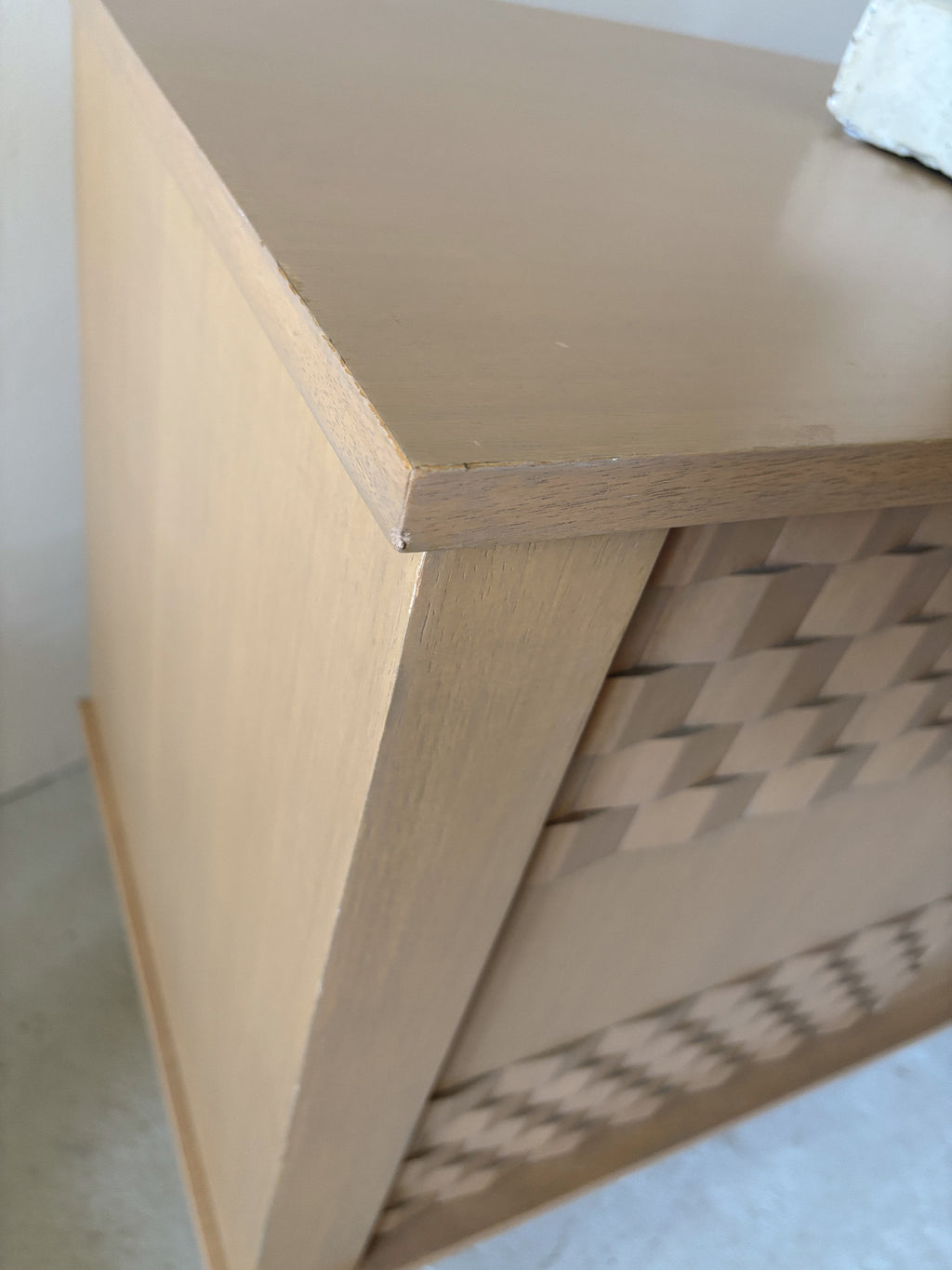 Custom 1980s Textured Sideboard