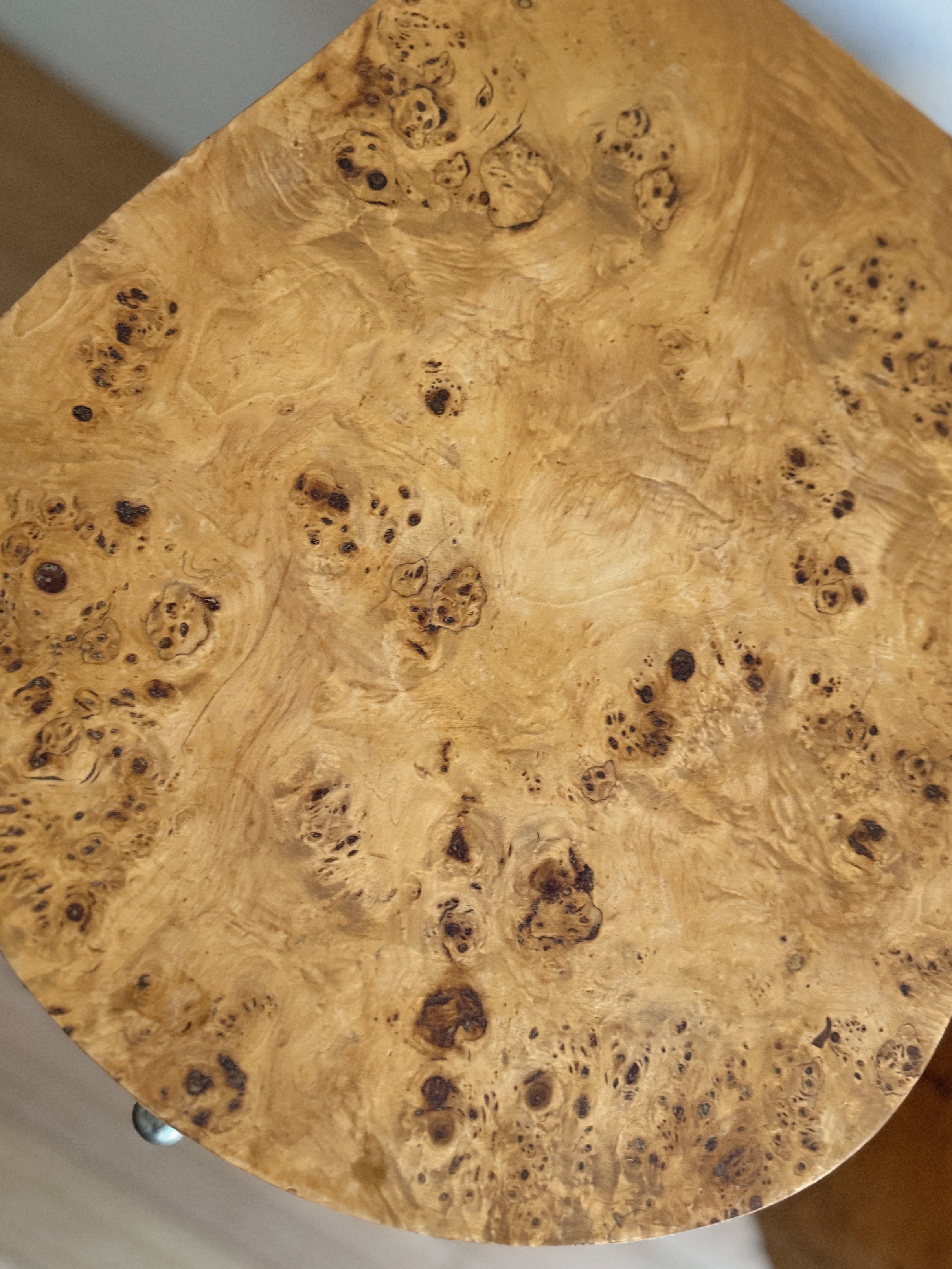 Bespoke Burl Bedside Tables