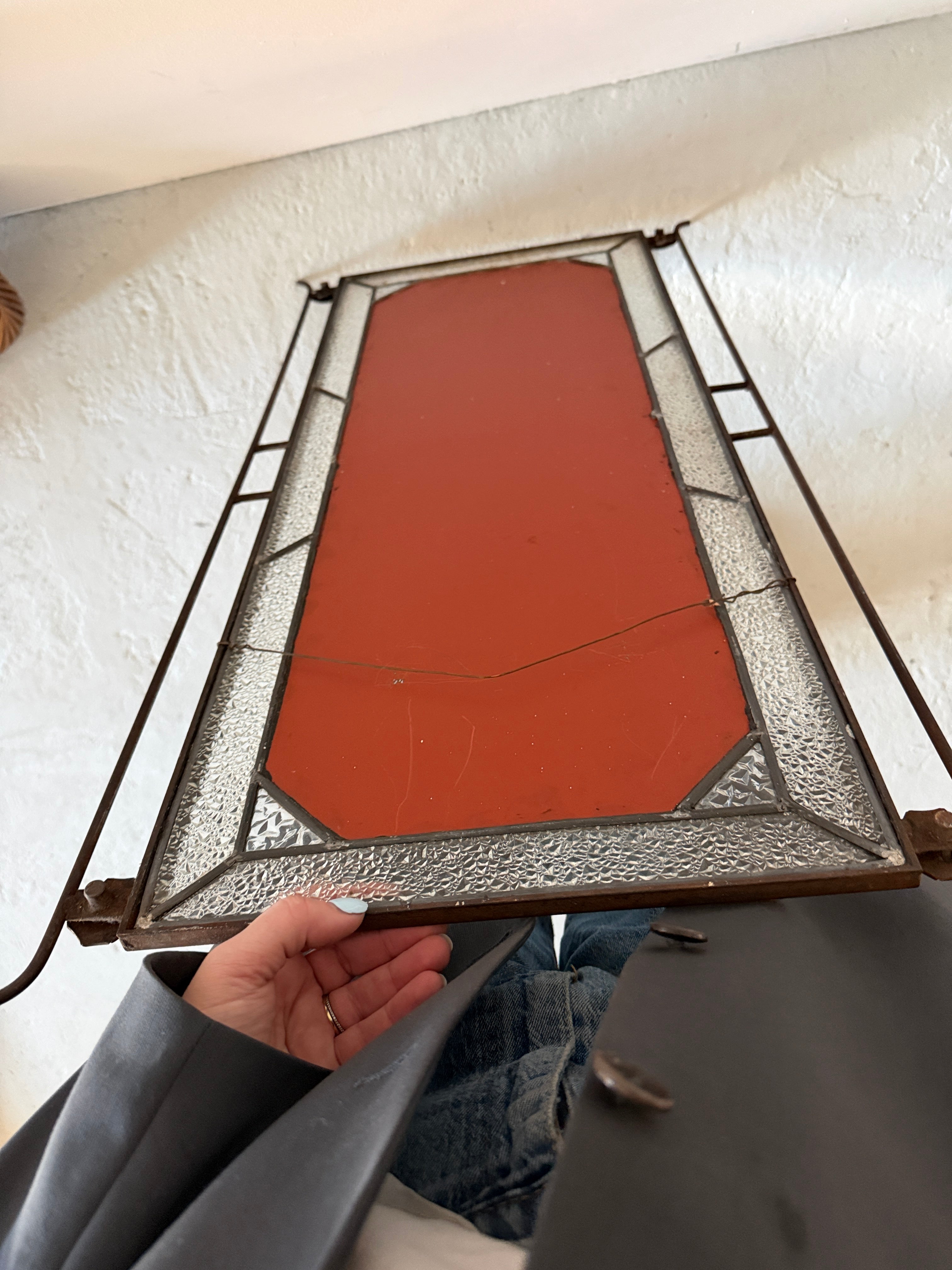 Art Deco Leadlight Mirror