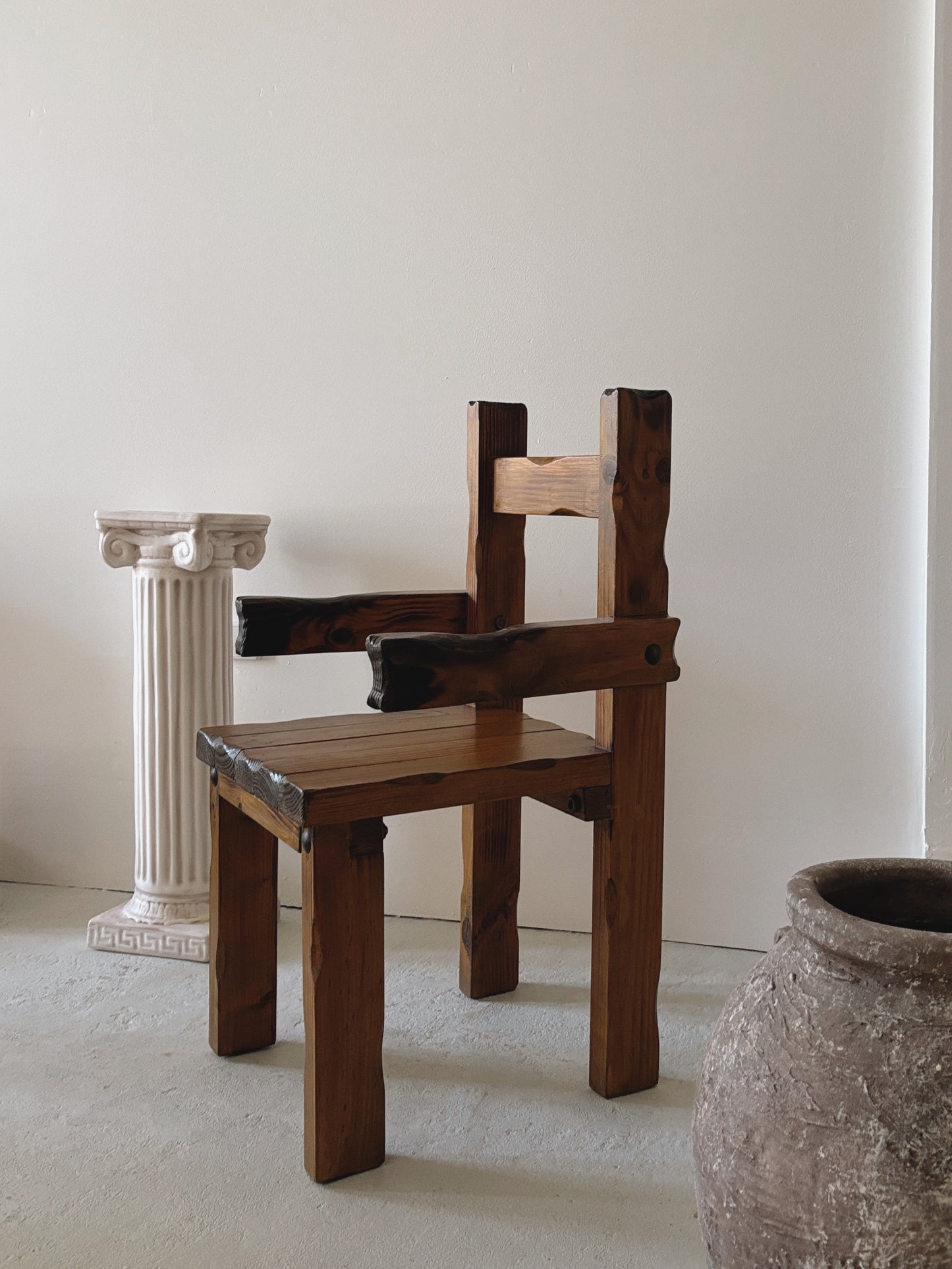 1970s Brutalist ArmChair