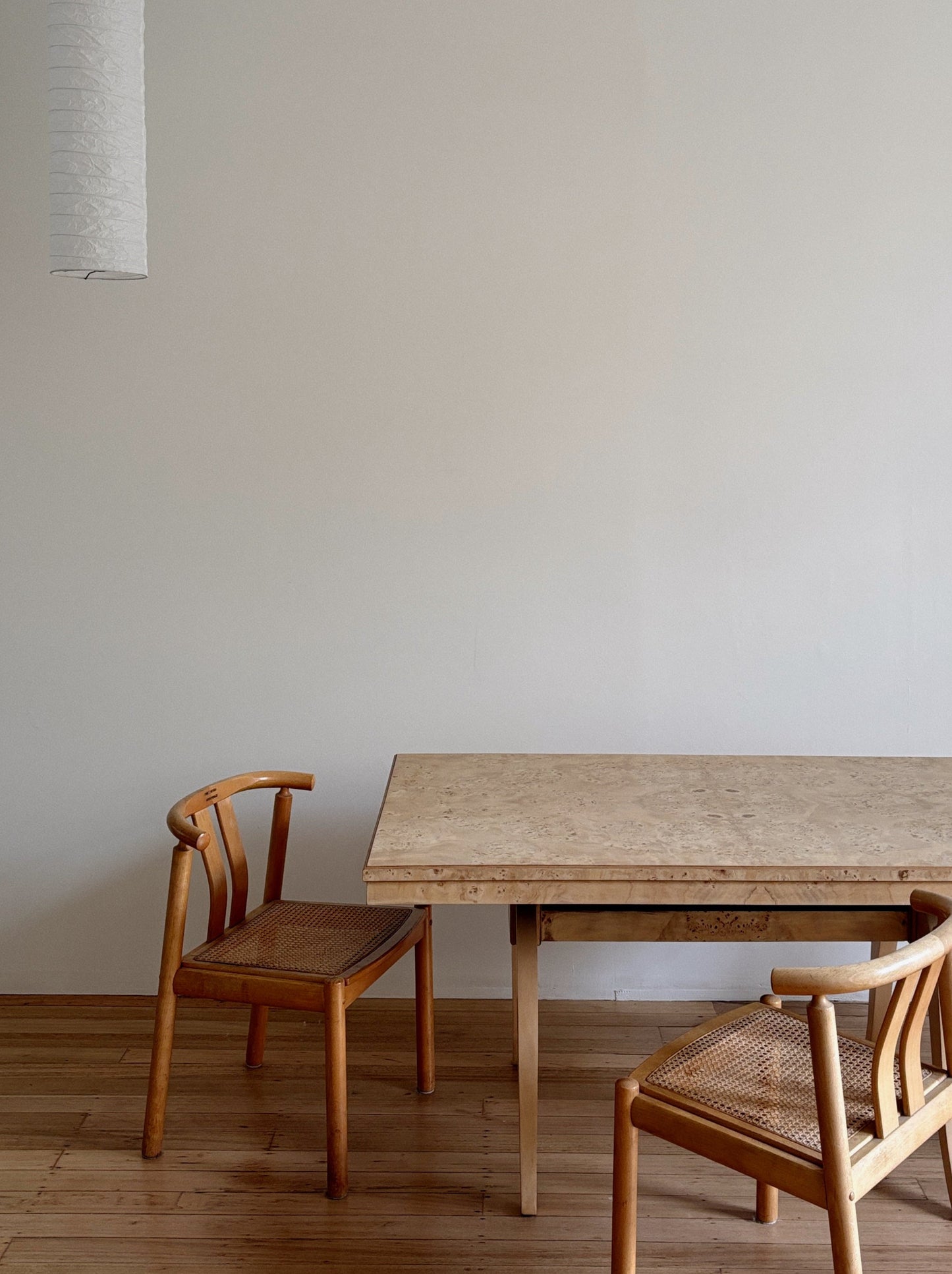 1960s Burl Dining Table