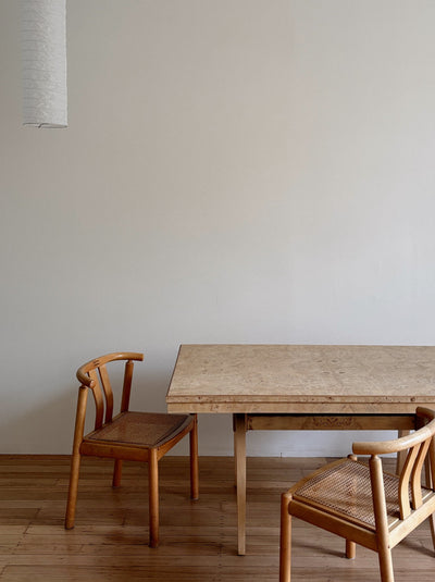 1960s Burl Dining Table
