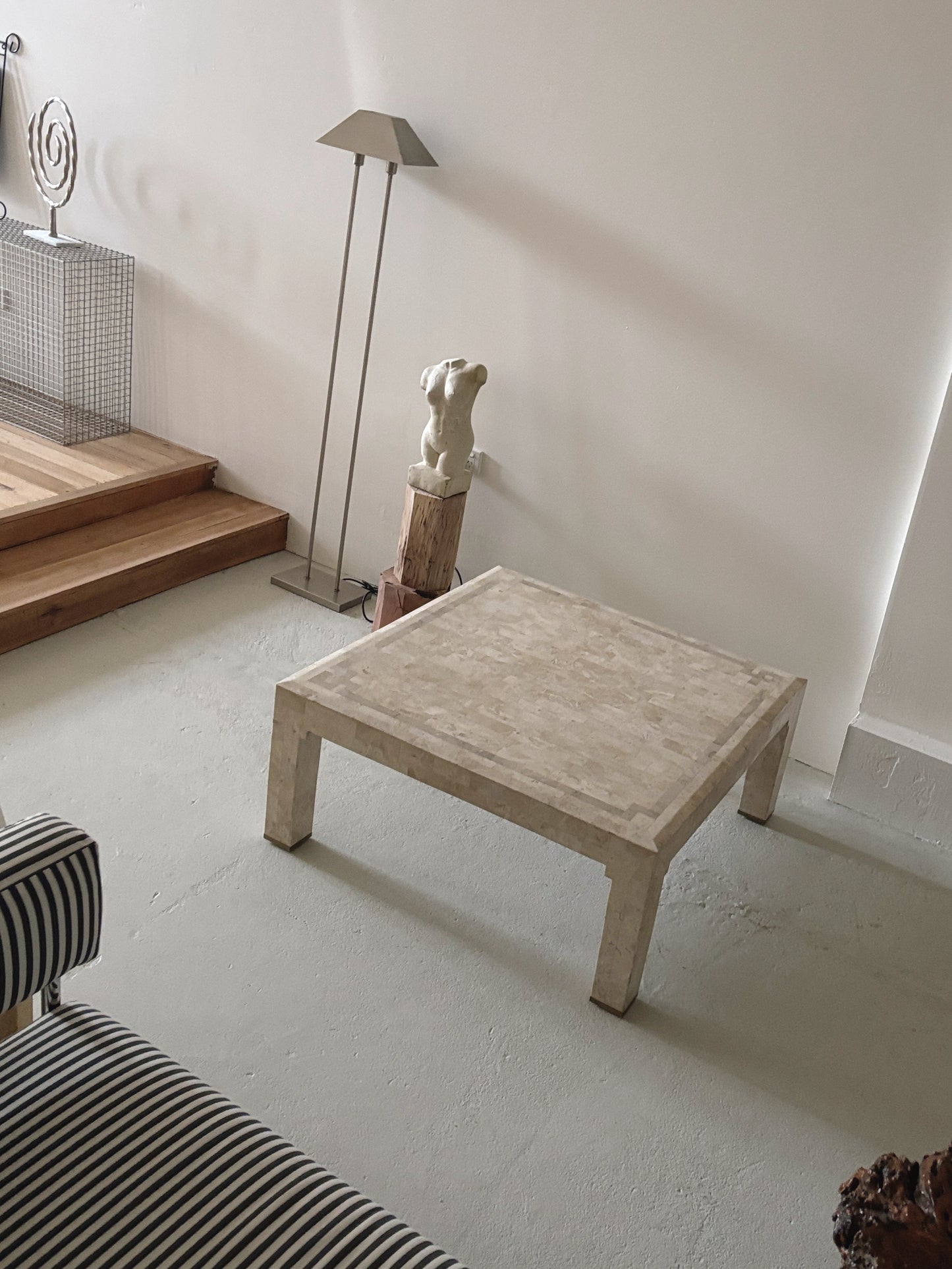 1980s Tessellated Stone Coffee Table