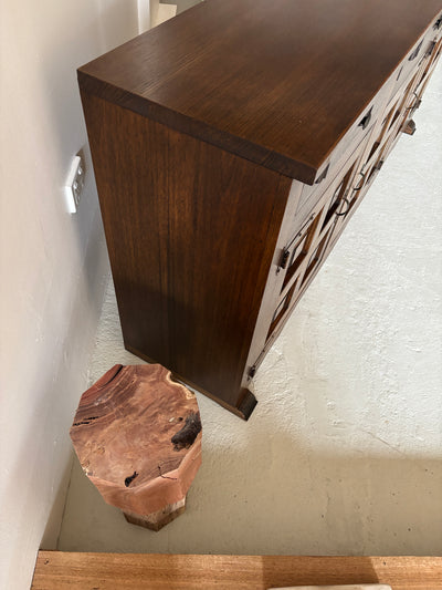 1970s Brutalist Walnut Sideboard