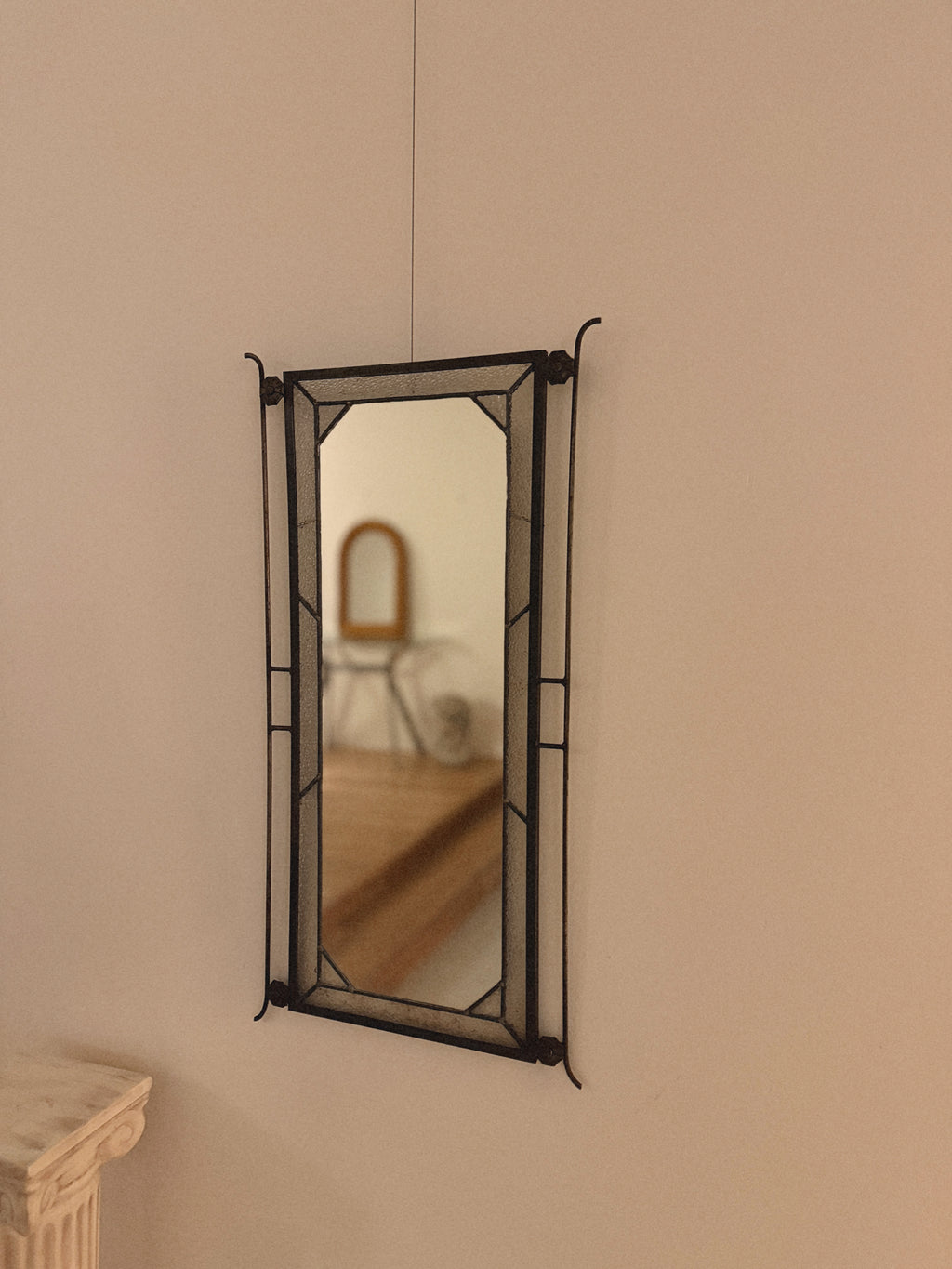 Art Deco Leadlight Mirror