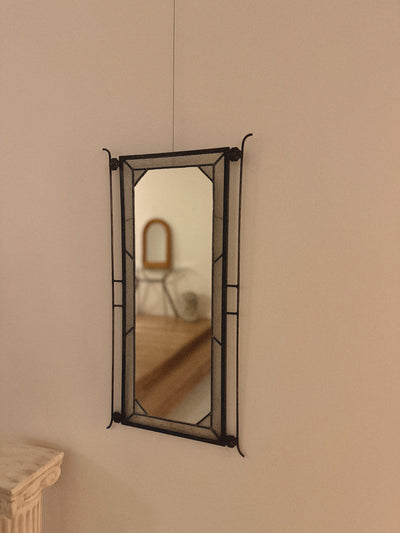 Art Deco Leadlight Mirror