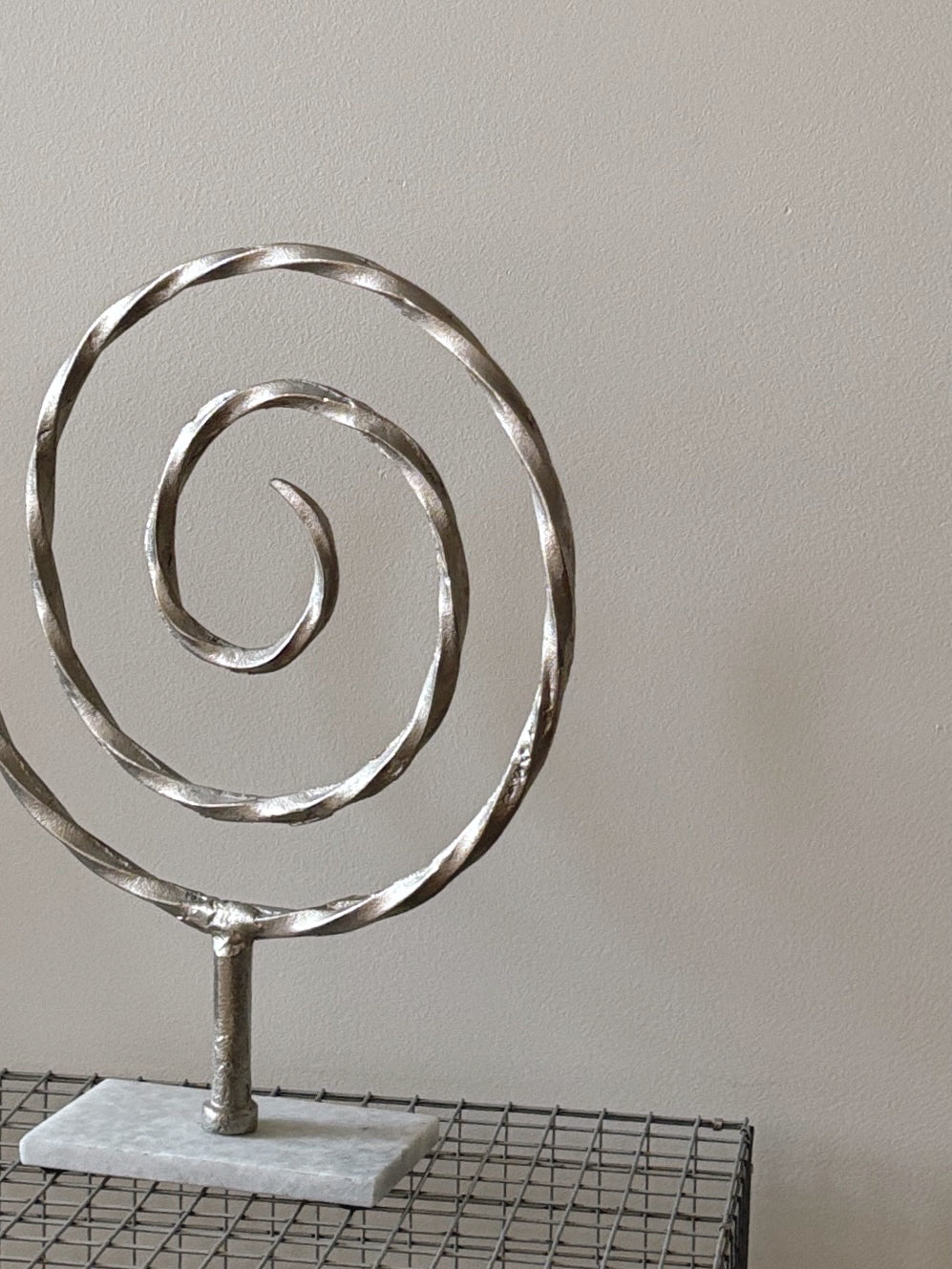 Spiral Metal Sculpture