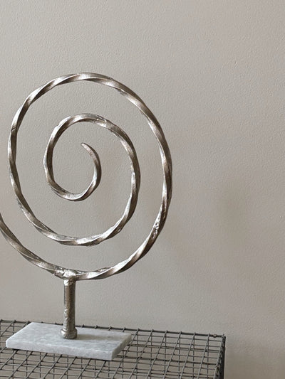 Spiral Metal Sculpture