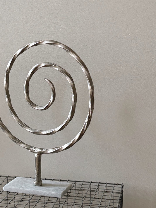 Spiral Metal Sculpture