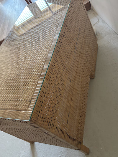 1970s Rattan Desk