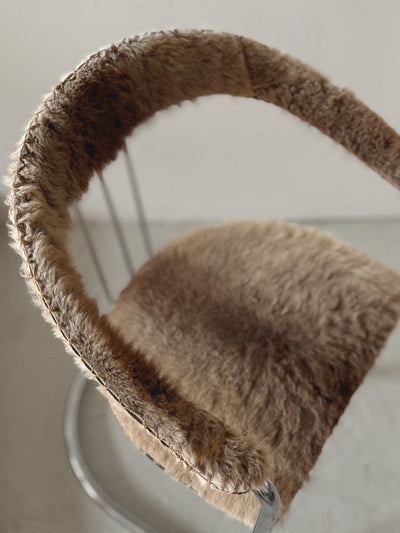 Bespoke Chrome Hide Chair