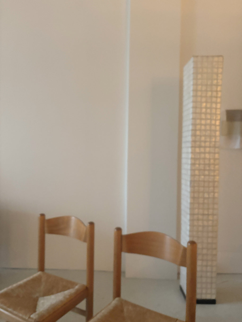 Italian Oak Rush Seat Chairs