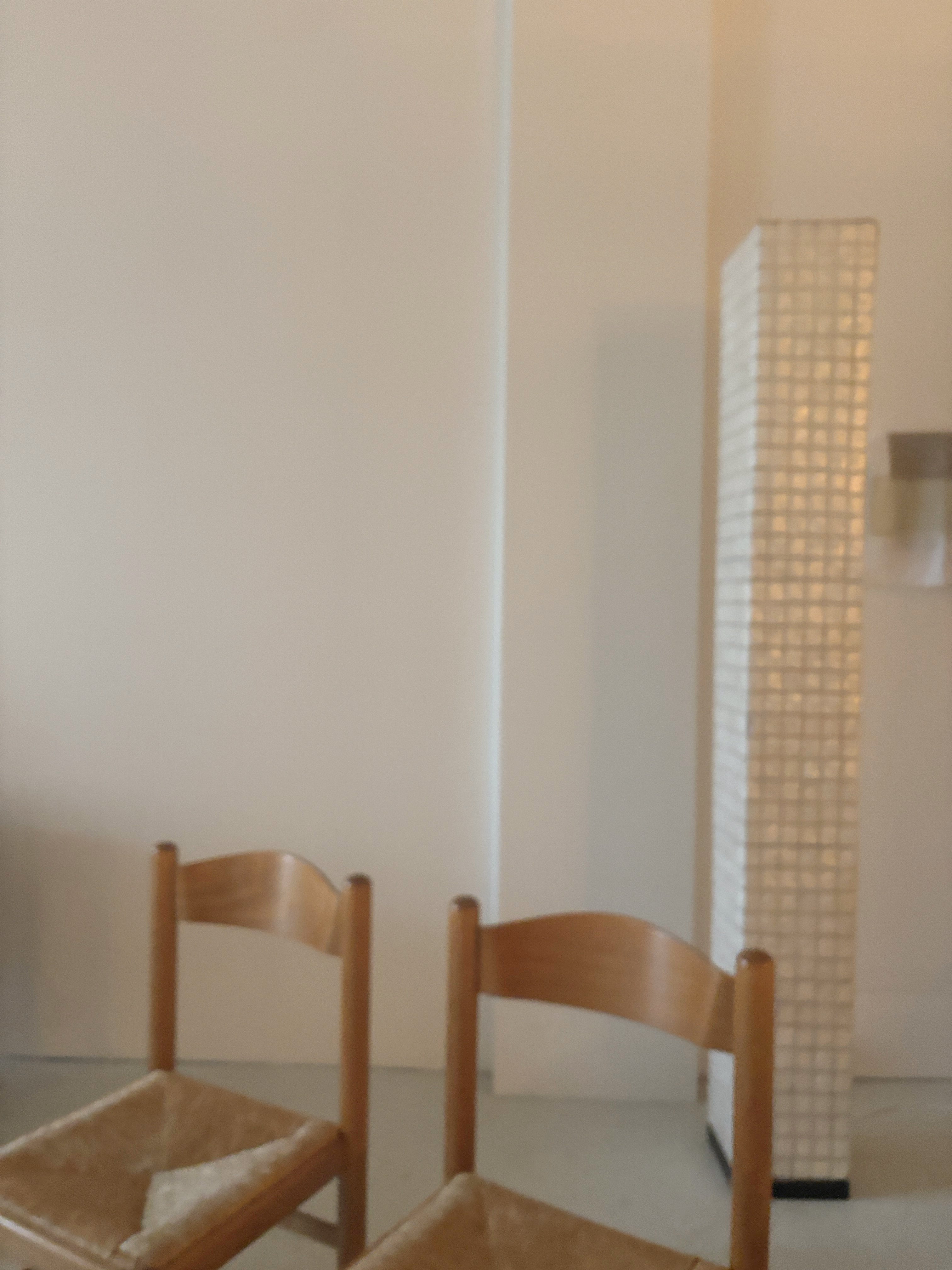 Italian Oak Rush Seat Chairs
