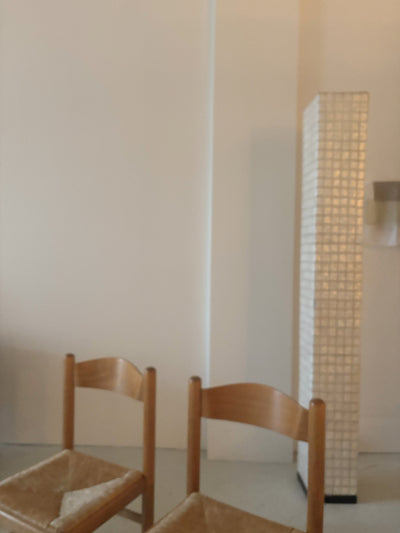 Italian Oak Rush Seat Chairs