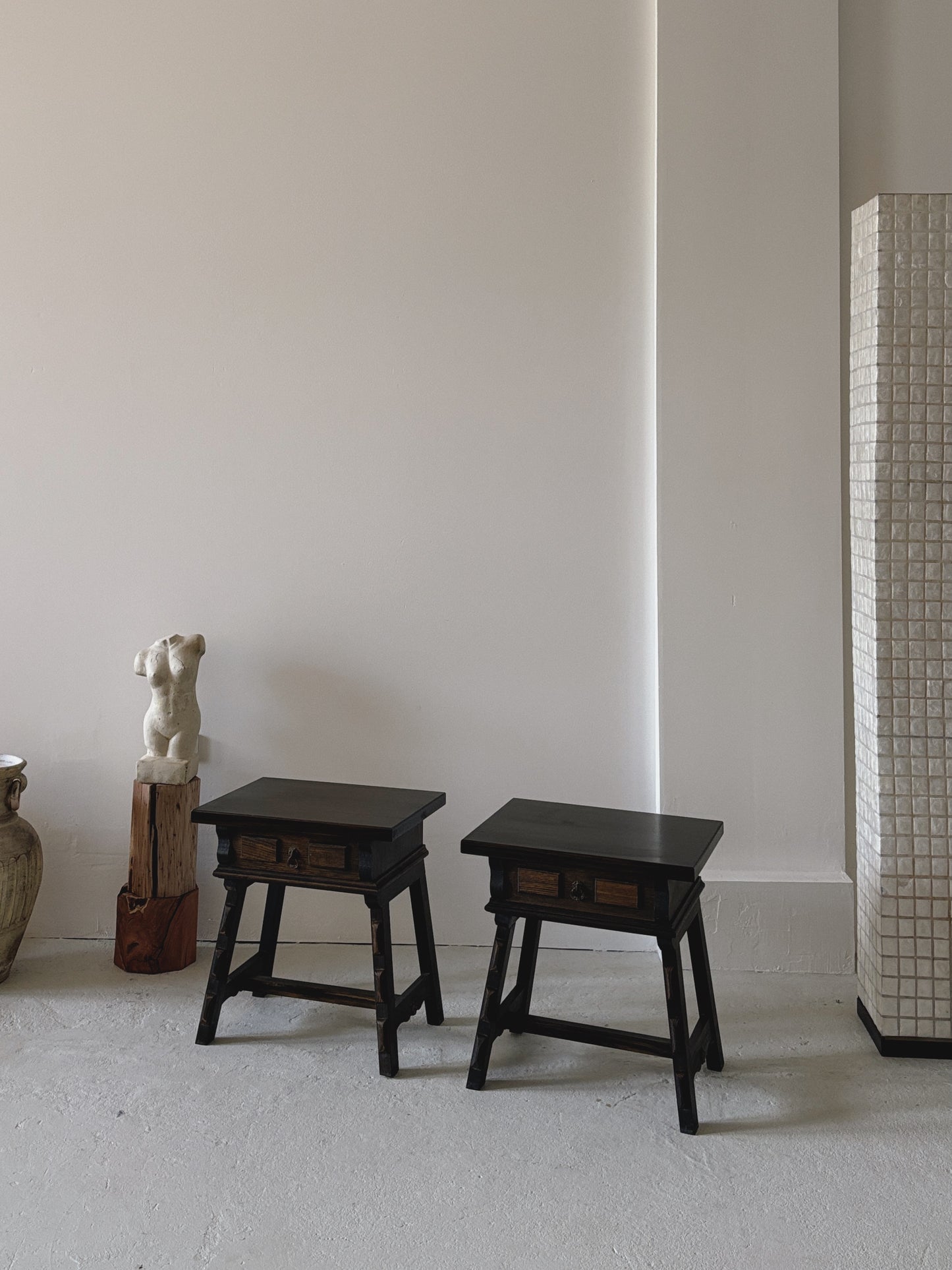 Brutalist Bedside Tables