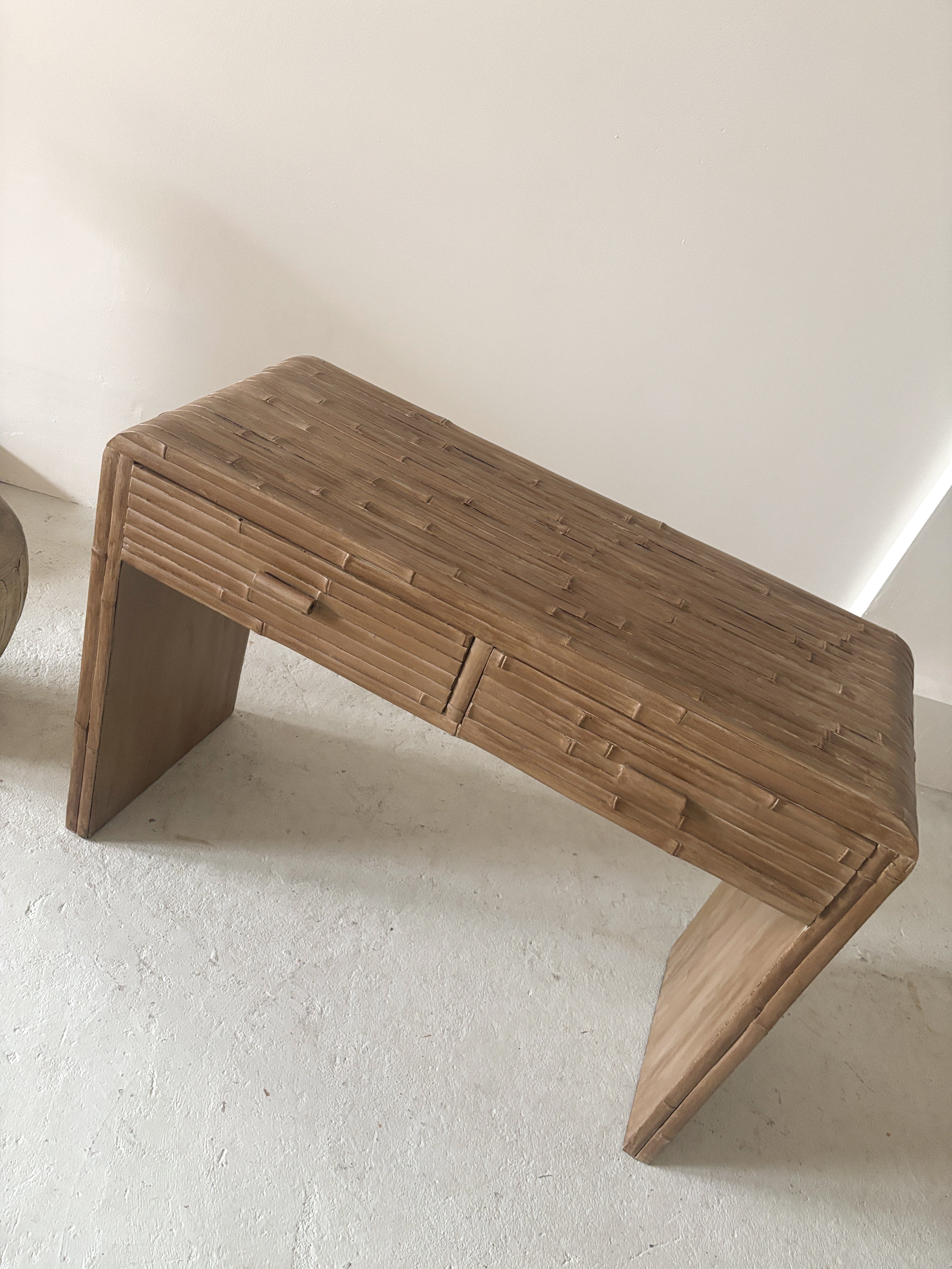 Bamboo Console Table
