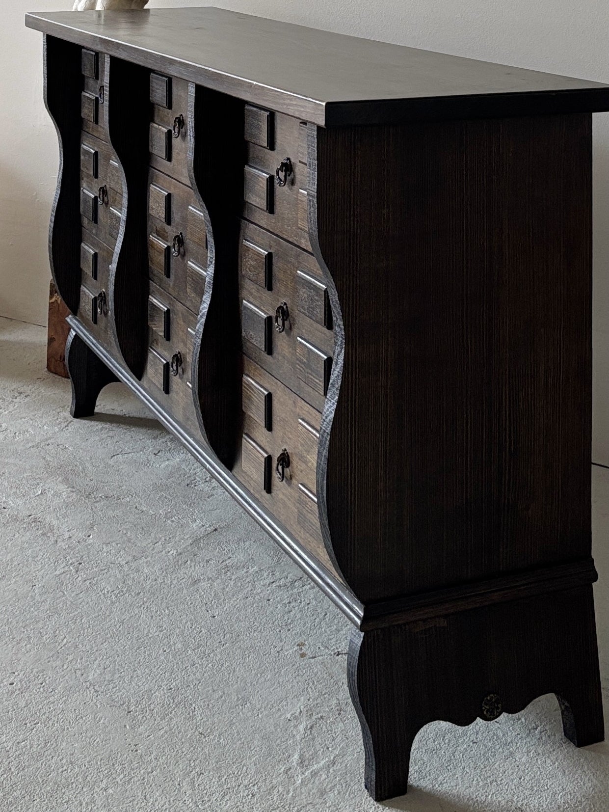 9 Drawer Brutalist Sideboard