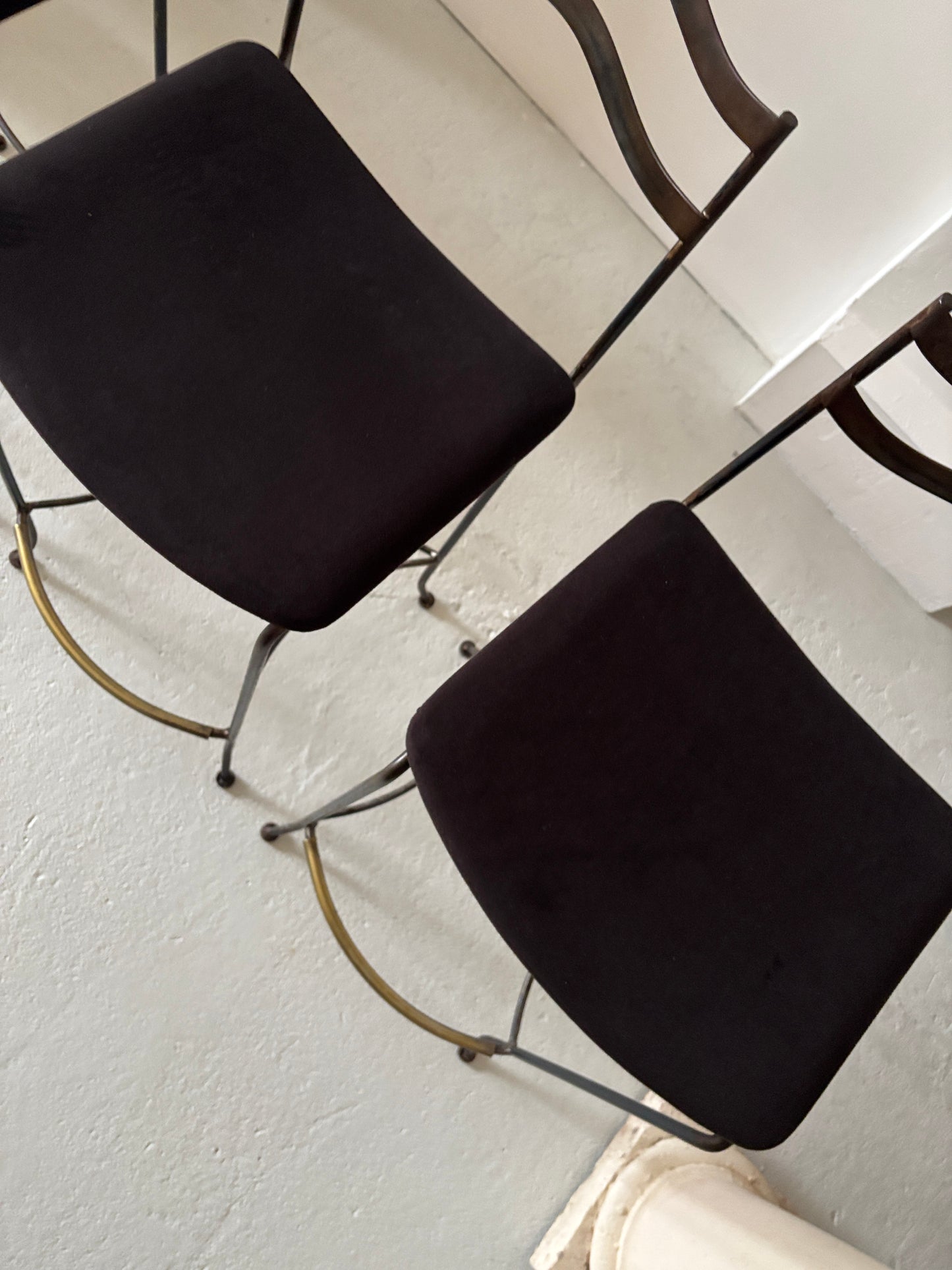 Set of 3 Wavy Stools