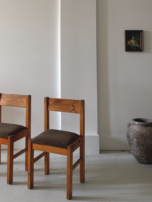 Set 6 Brutalist Chairs