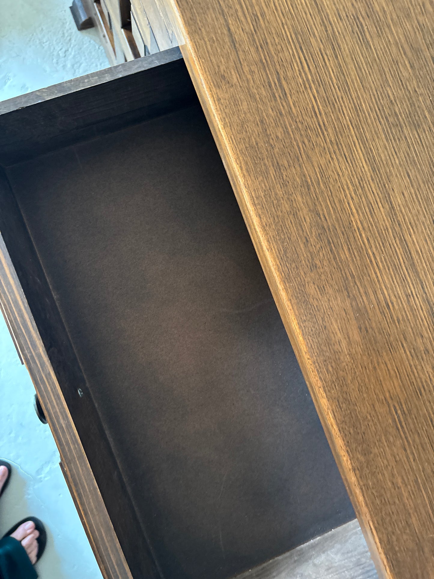 1970s Brutalist Walnut Sideboard