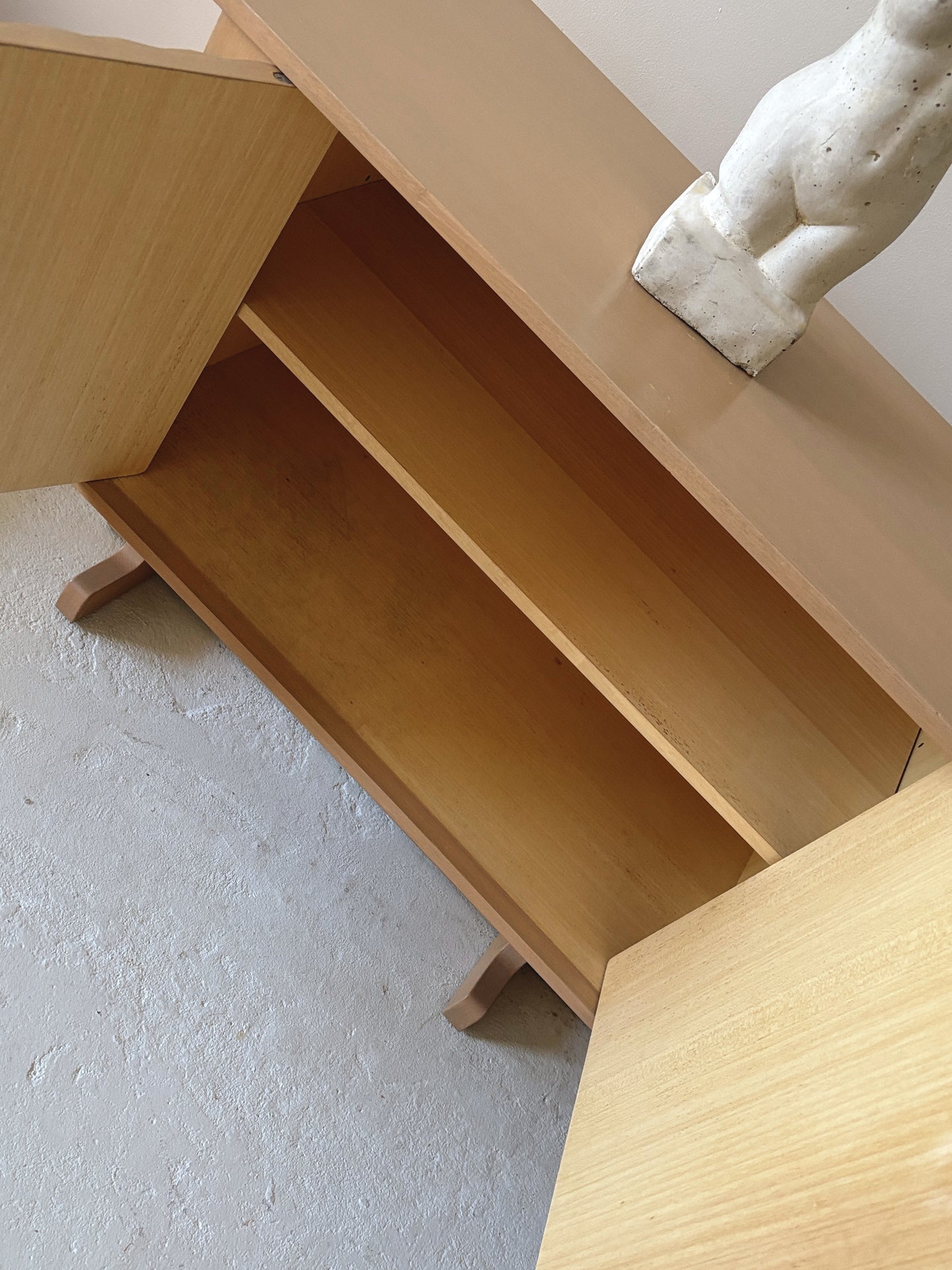 Custom 1980s Textured Sideboard