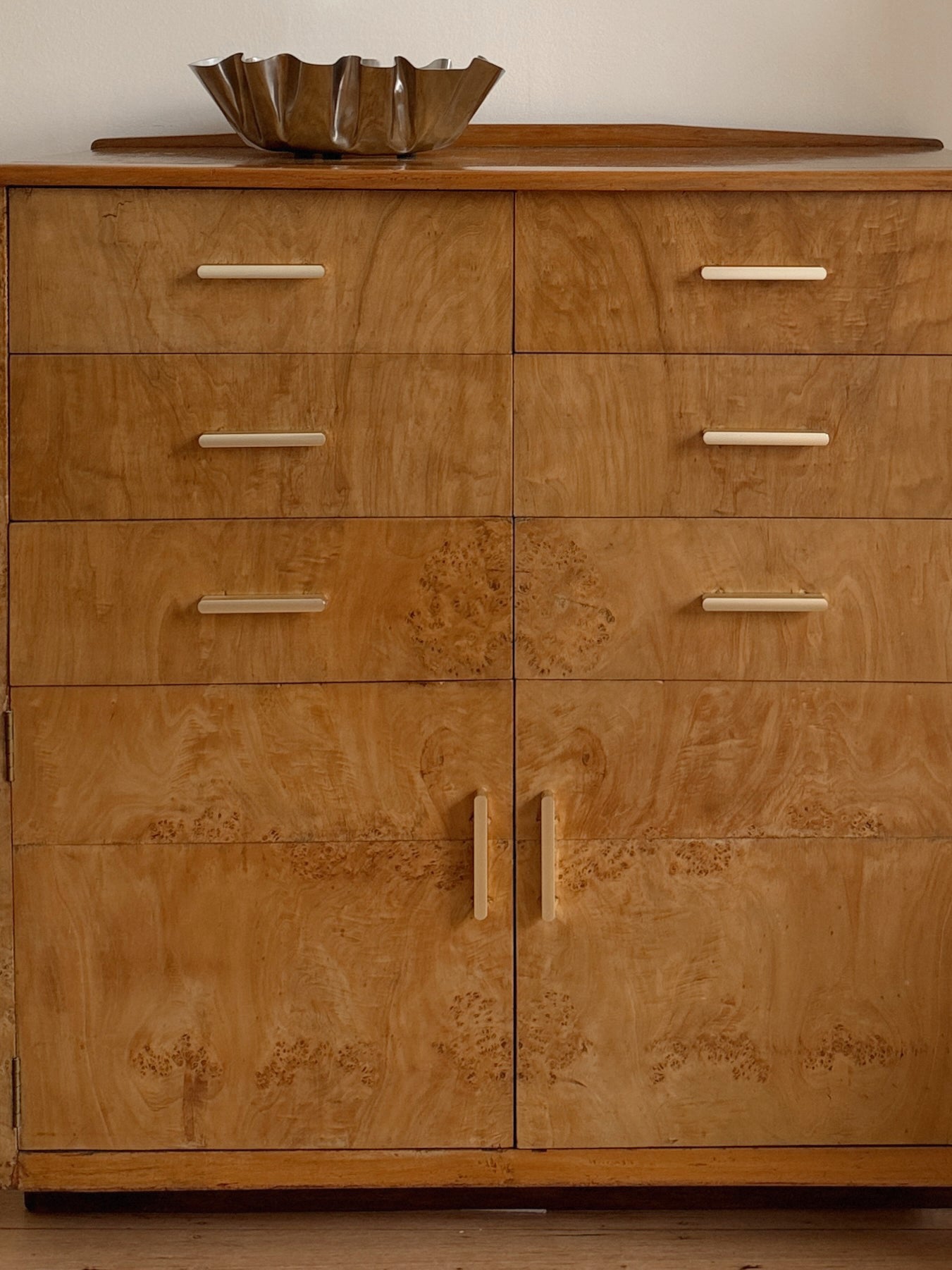Tall Burl Sideboard