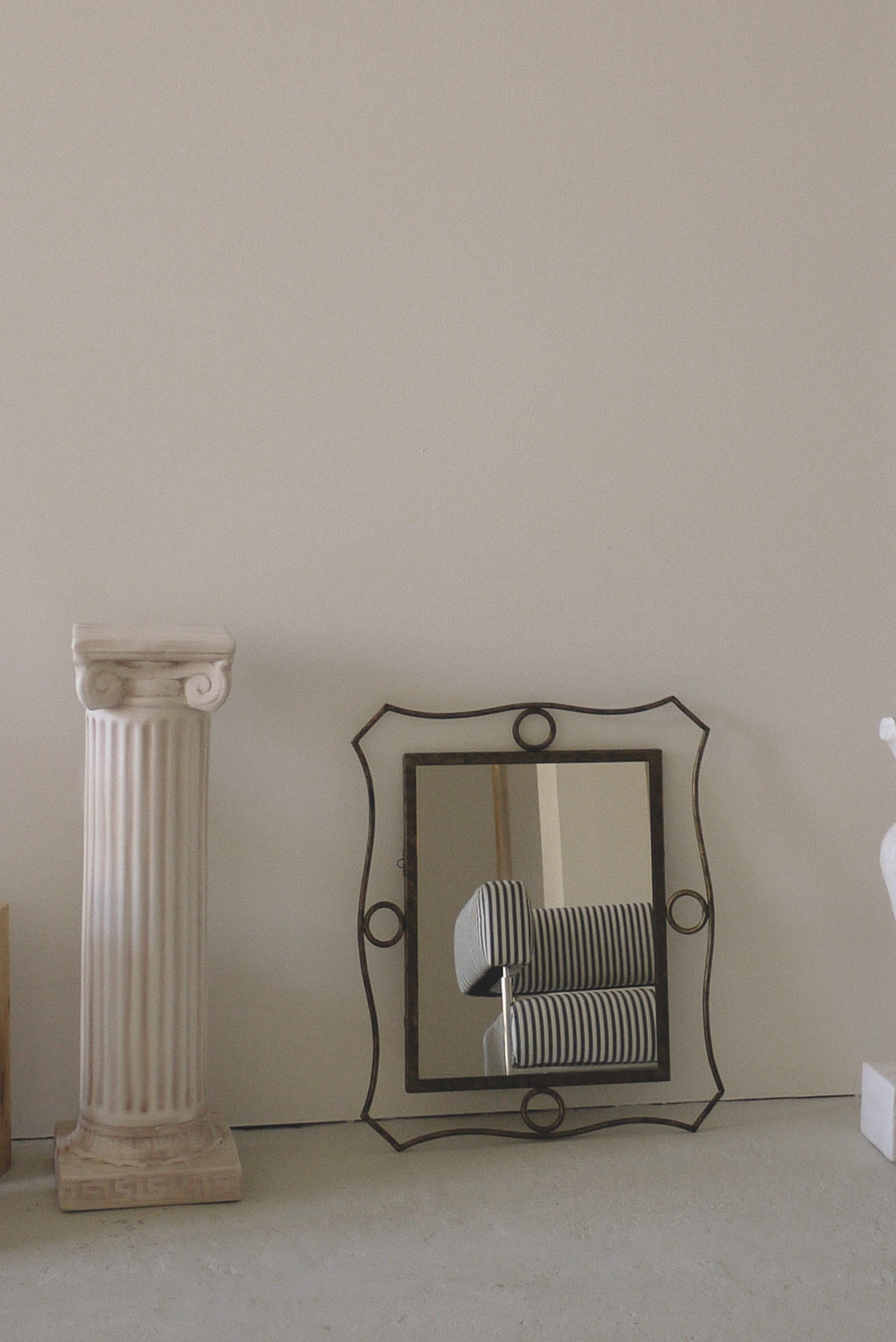 Geometric Steel Mirror