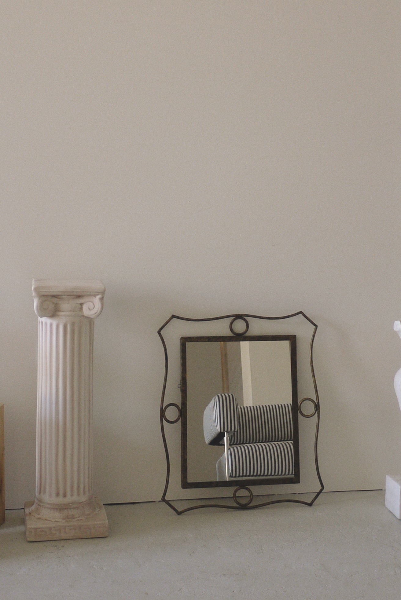 Geometric Steel Mirror