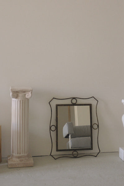 Geometric Steel Mirror