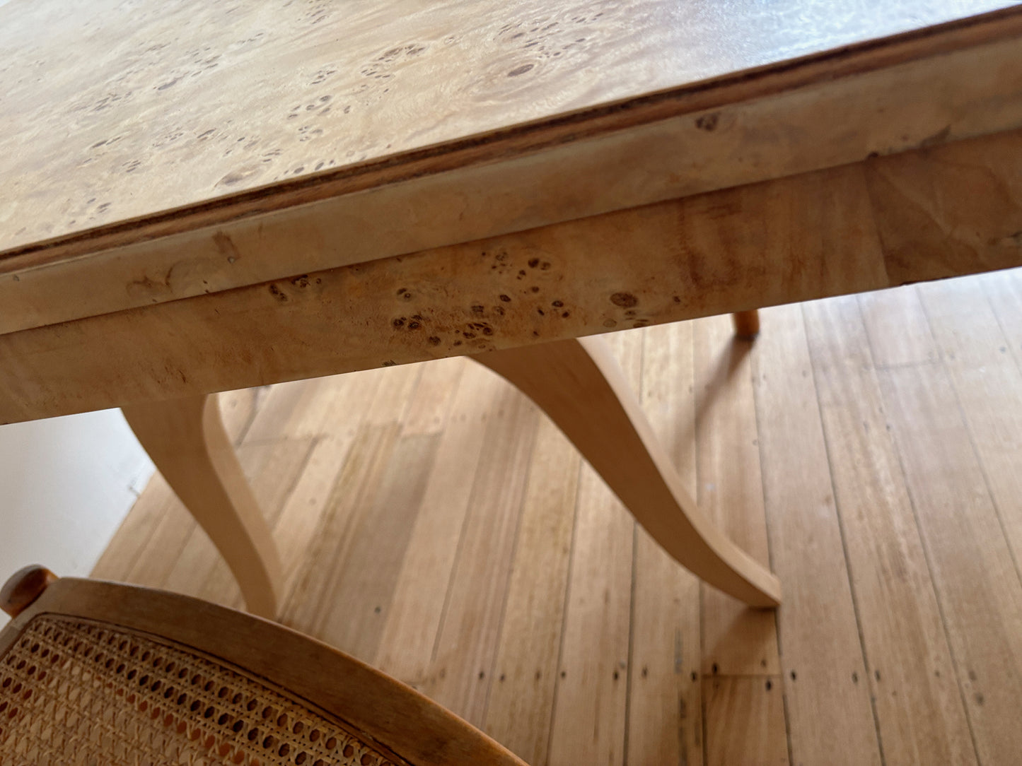 1960s Burl Dining Table
