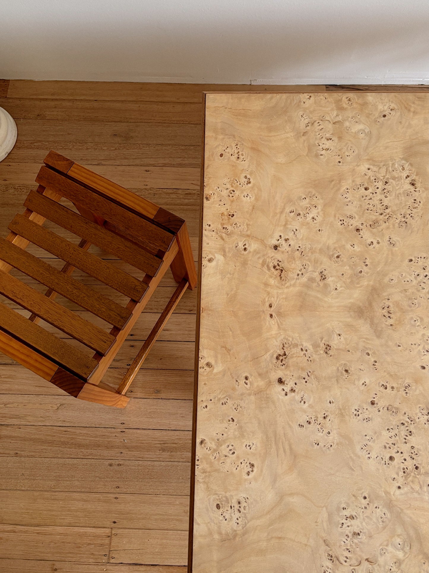 1960s Burl Dining Table