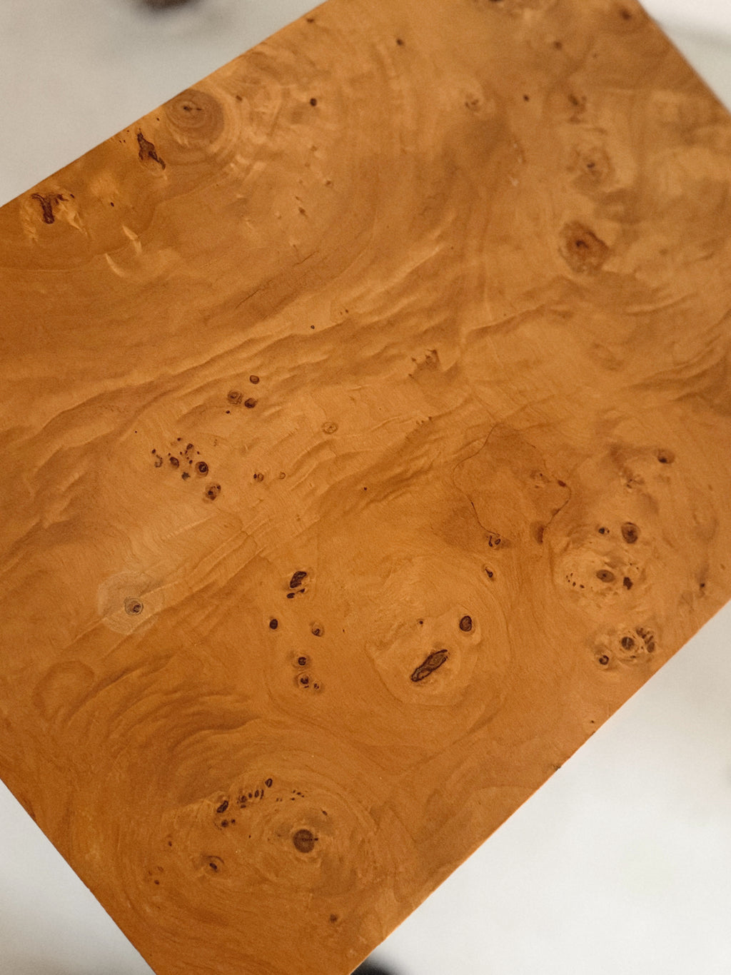 One Drawer Burl Bedside Tables