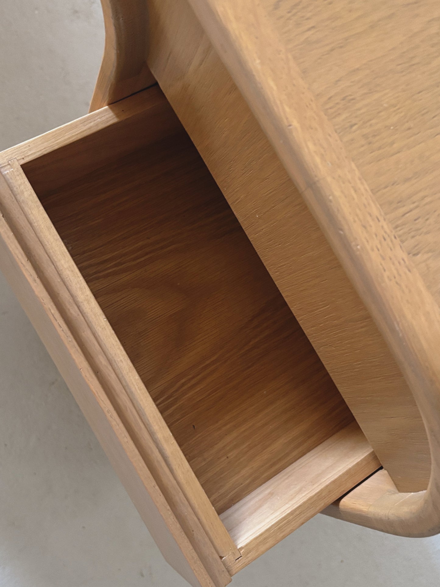 Custom 1980s Brass Inlay Desk + Stool