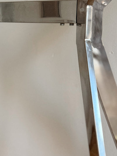 Glass + Chrome Desk/Table