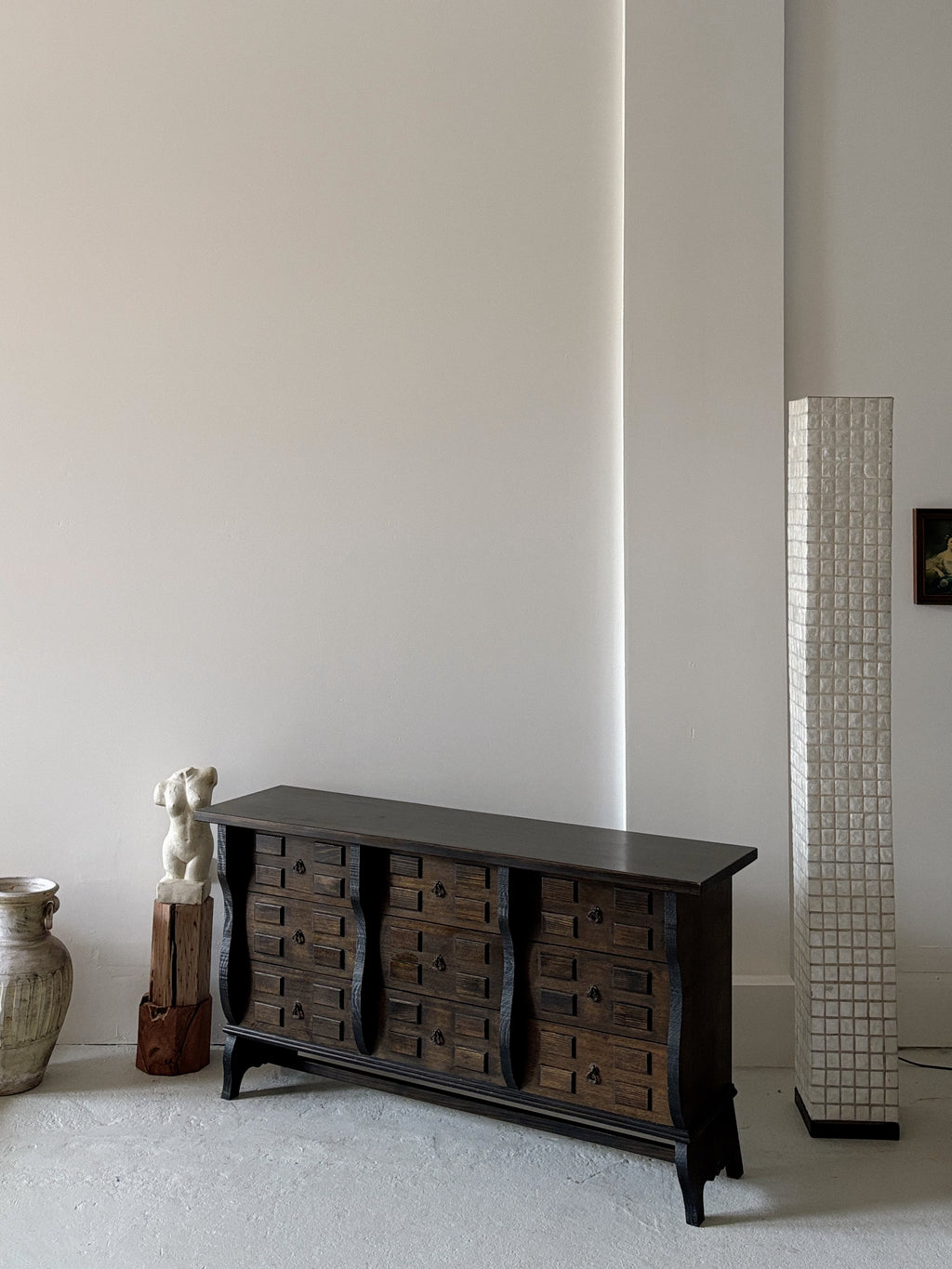 9 Drawer Brutalist Sideboard