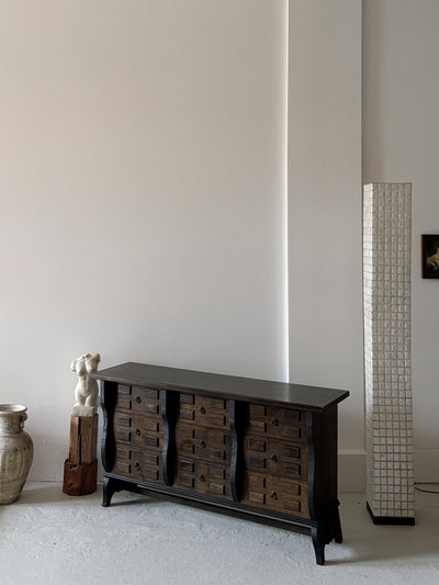 9 Drawer Brutalist Sideboard