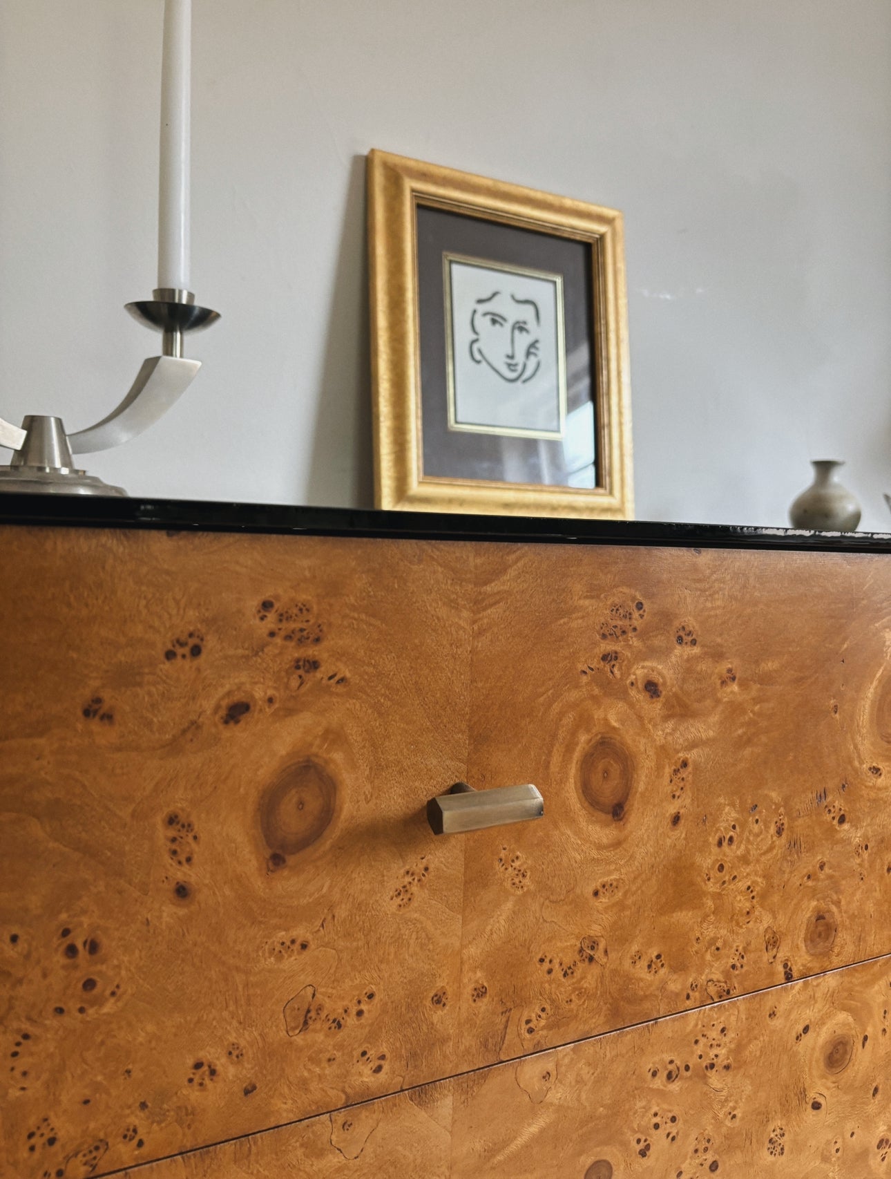 1960s Burlwood Sideboard