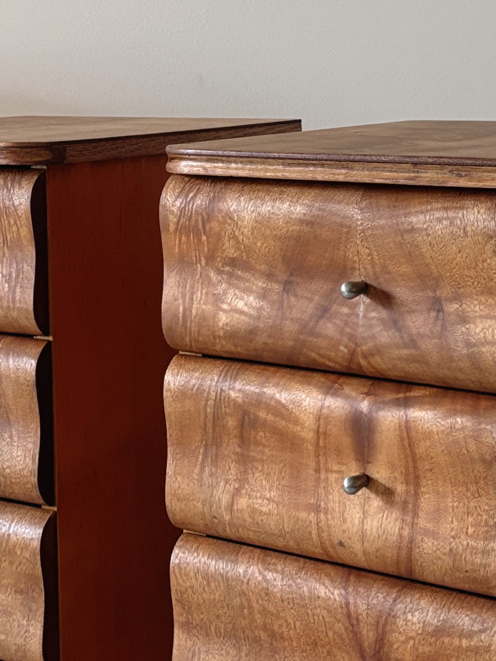 Wave Front Bedside Tables