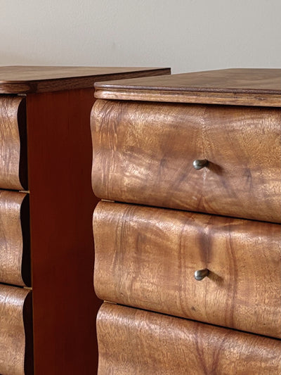 Wave Front Bedside Tables