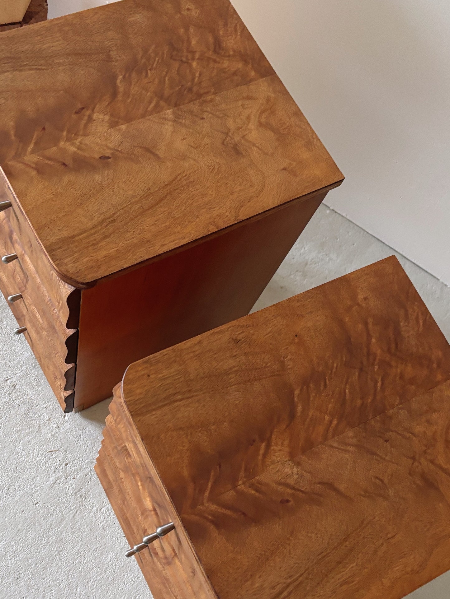 Wave Front Bedside Tables