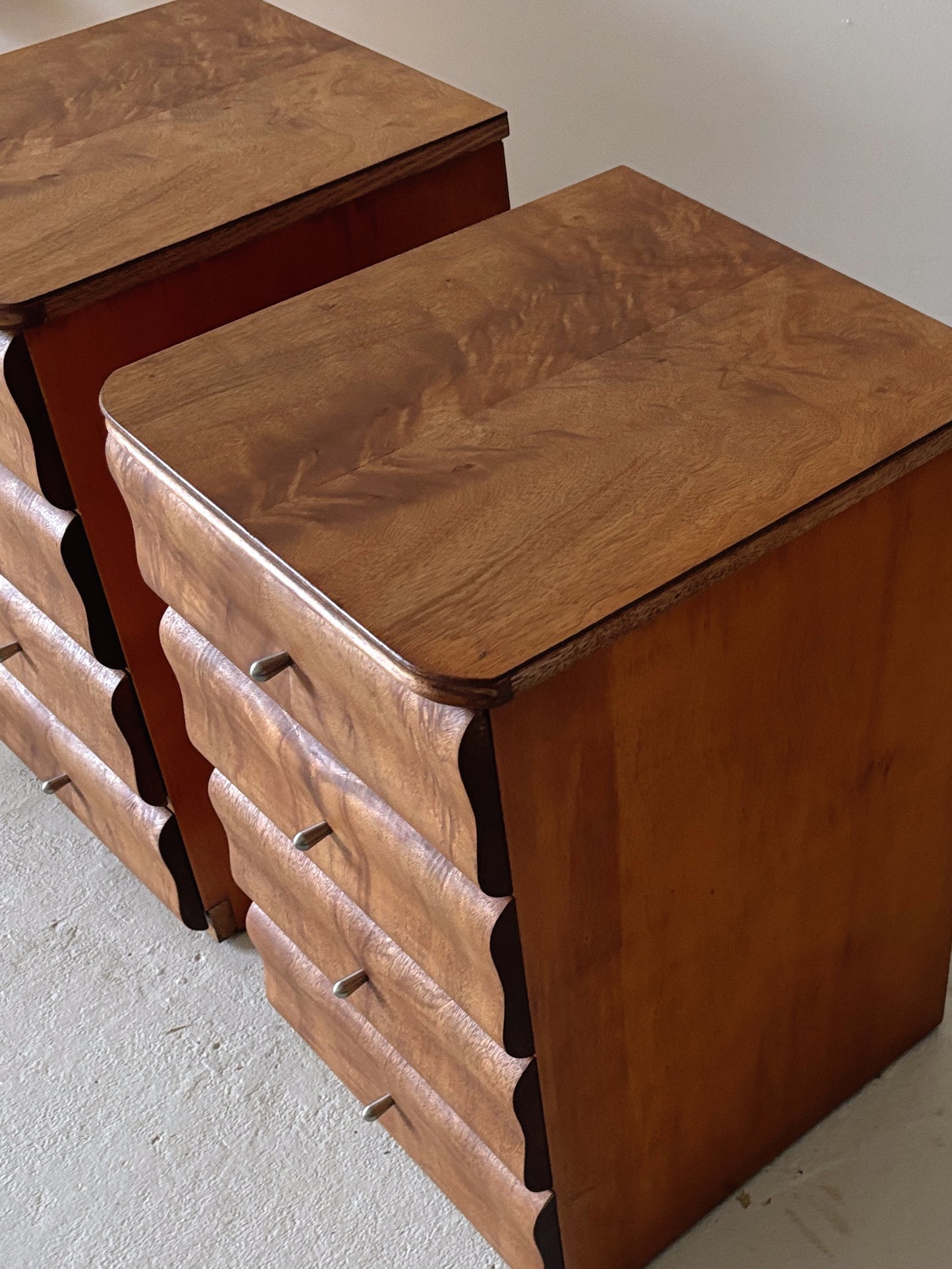 Wave Front Bedside Tables