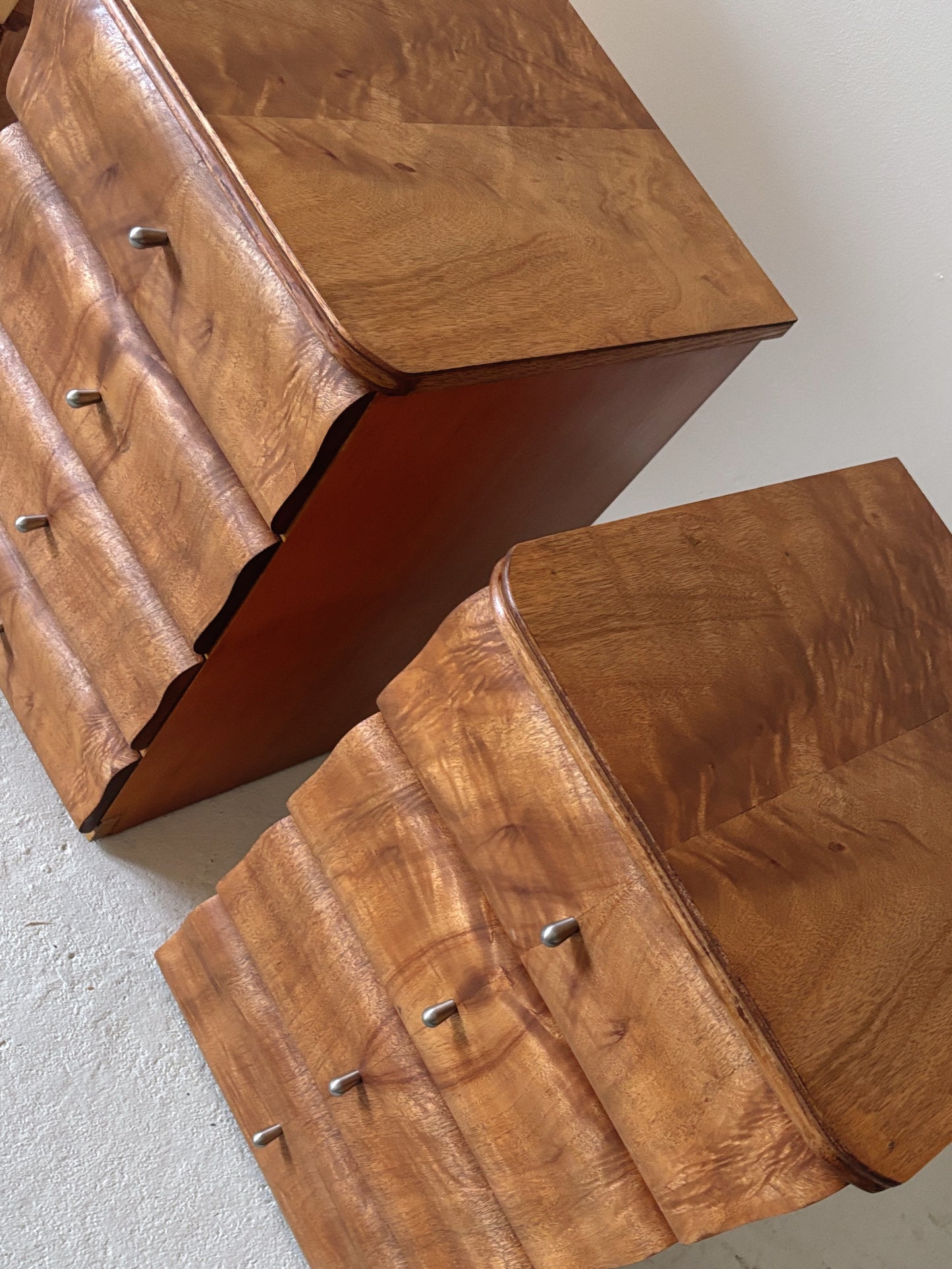 Wave Front Bedside Tables