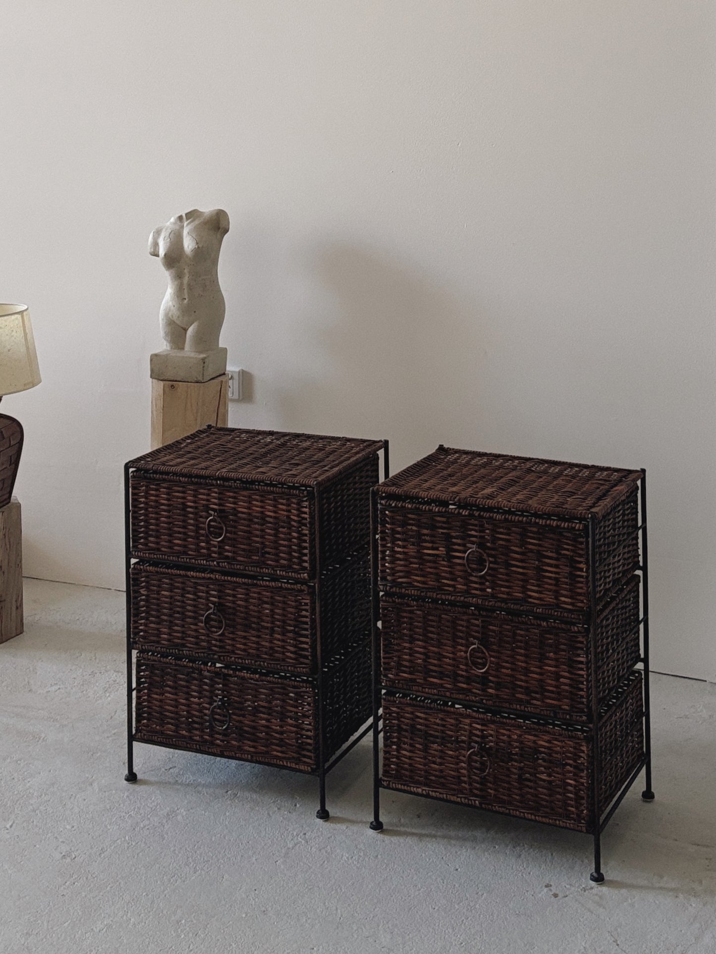 Woven Bedside Tables
