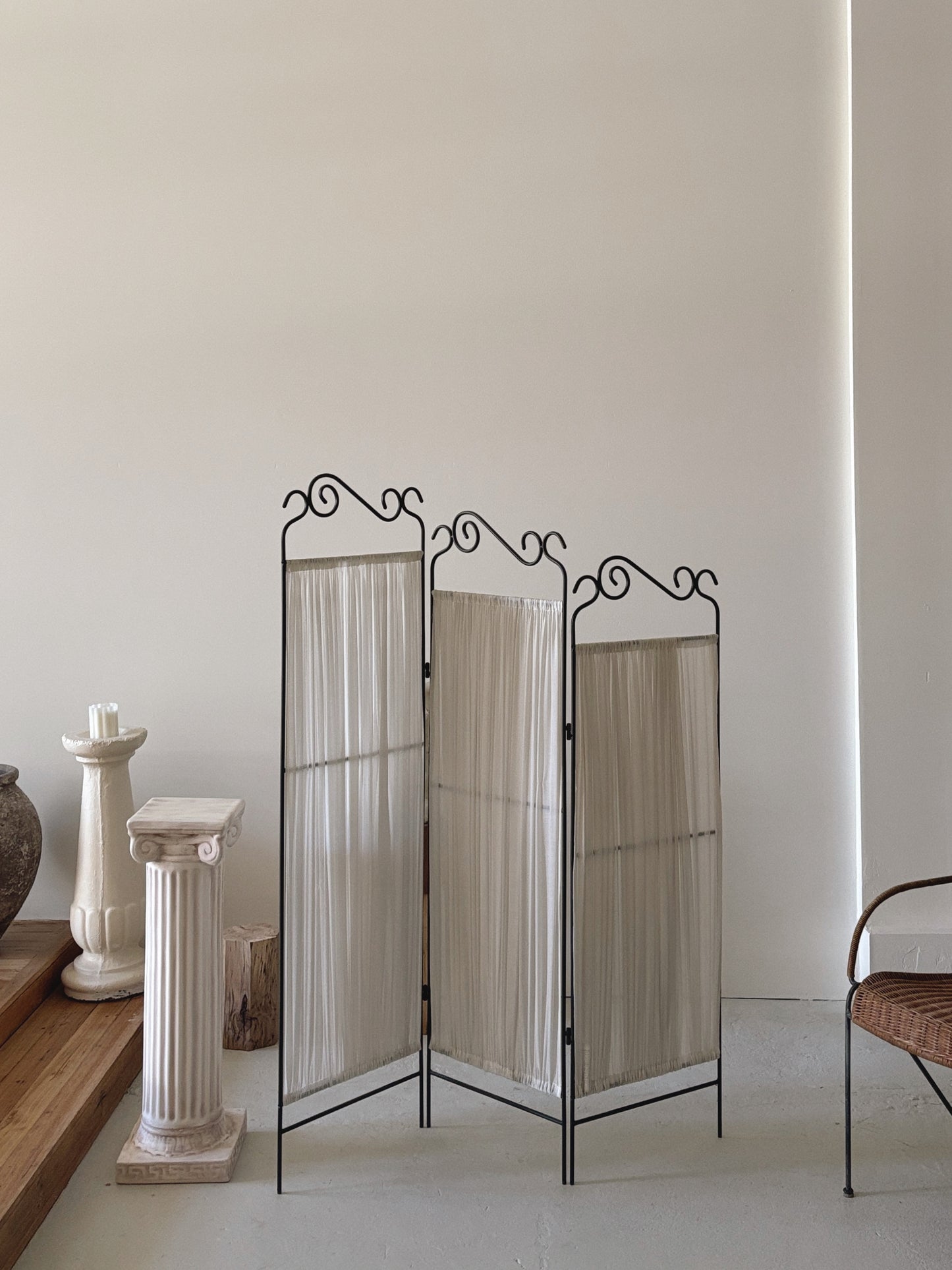 Curly Steel Room Divider